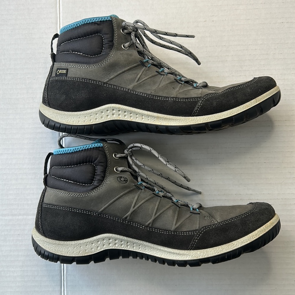 ECCO Yak Gore-Tex Women’s Size EU 41 Gray Lace-Up Hiking Boots - Picture 10 of 11